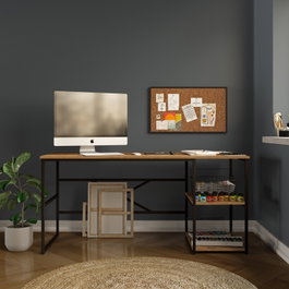 Hanah Home Vg28-A Mesa de estudio Pino Atlántico